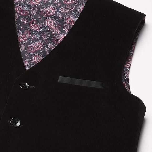 Isaac Mizrahi Boys' Slim Fit 3 Piece Velvet Suit formal holidays size 18 NWT - Picture 7 of 7